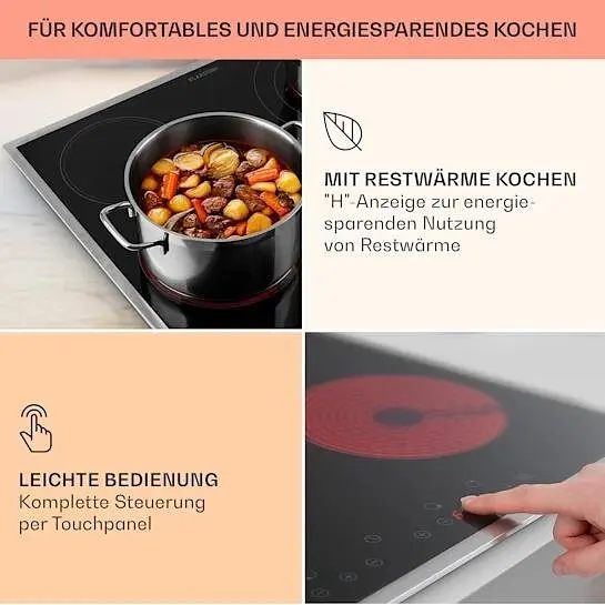 Встраиваемая варочная панель Klarstein Virtuosa 4 зоны (10035551) - фото 4