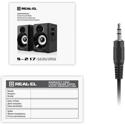 Акустична система REAL-EL S-217 Black (EL121200013) - фото 9
