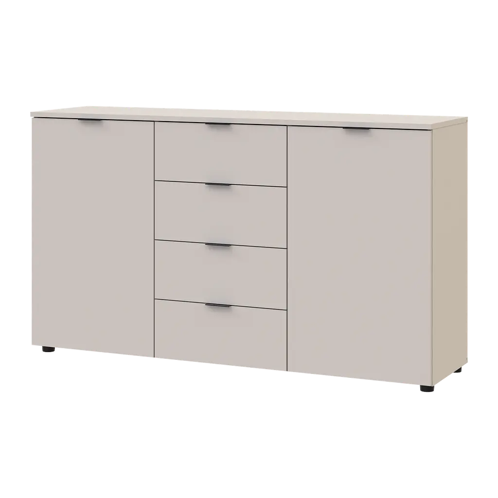 Комод Doros Рон 5 2 фасада 4 ящика Кашемир 140х38х81 см (41516047) - фото 4