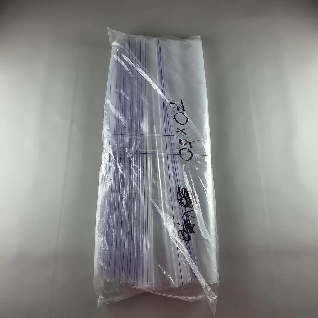 Пакети Zip-Lock прозорі 70x50 см, 100 шт, 50 мкм, поліетиленові пакети із застібкою - фото 3