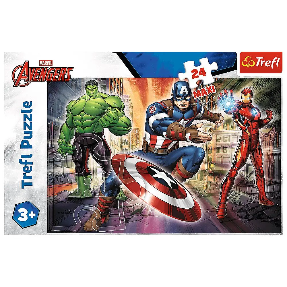 Пазли Trefl У світі месників Marvel Maxi 24 елементів - фото 3