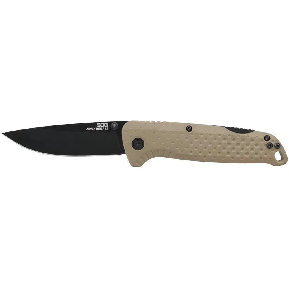 Ніж SOG Adventurer LB Black Blade FDE