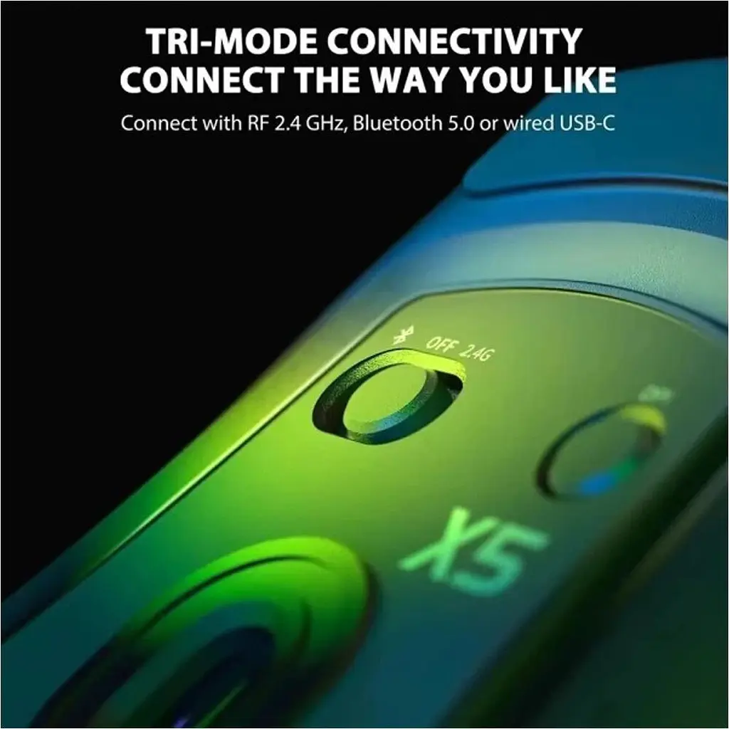 Мышь Attack Shark X5 Wireless Black (AS-6922456700225-B) [159856] - фото 4