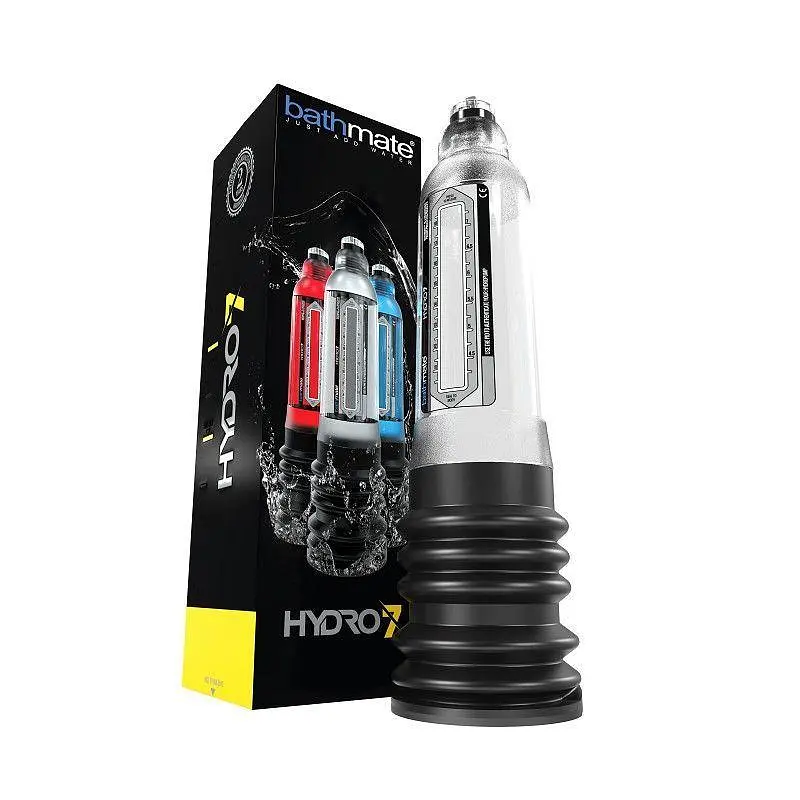 Гідропомпа Bathmate Hydro 7 Clear, для члена довижной от 12,5 до 18см, діаметр до 5см - фото 4