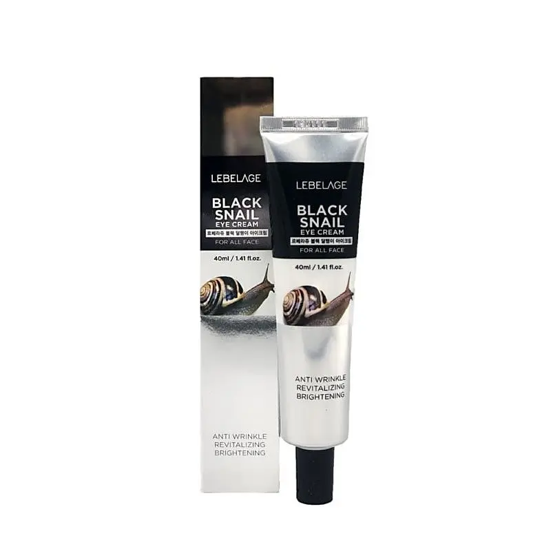 Крем для шкіри навколо очей Lebelage Black Snail Eye Cream з муцином чорного равлика 40 мл