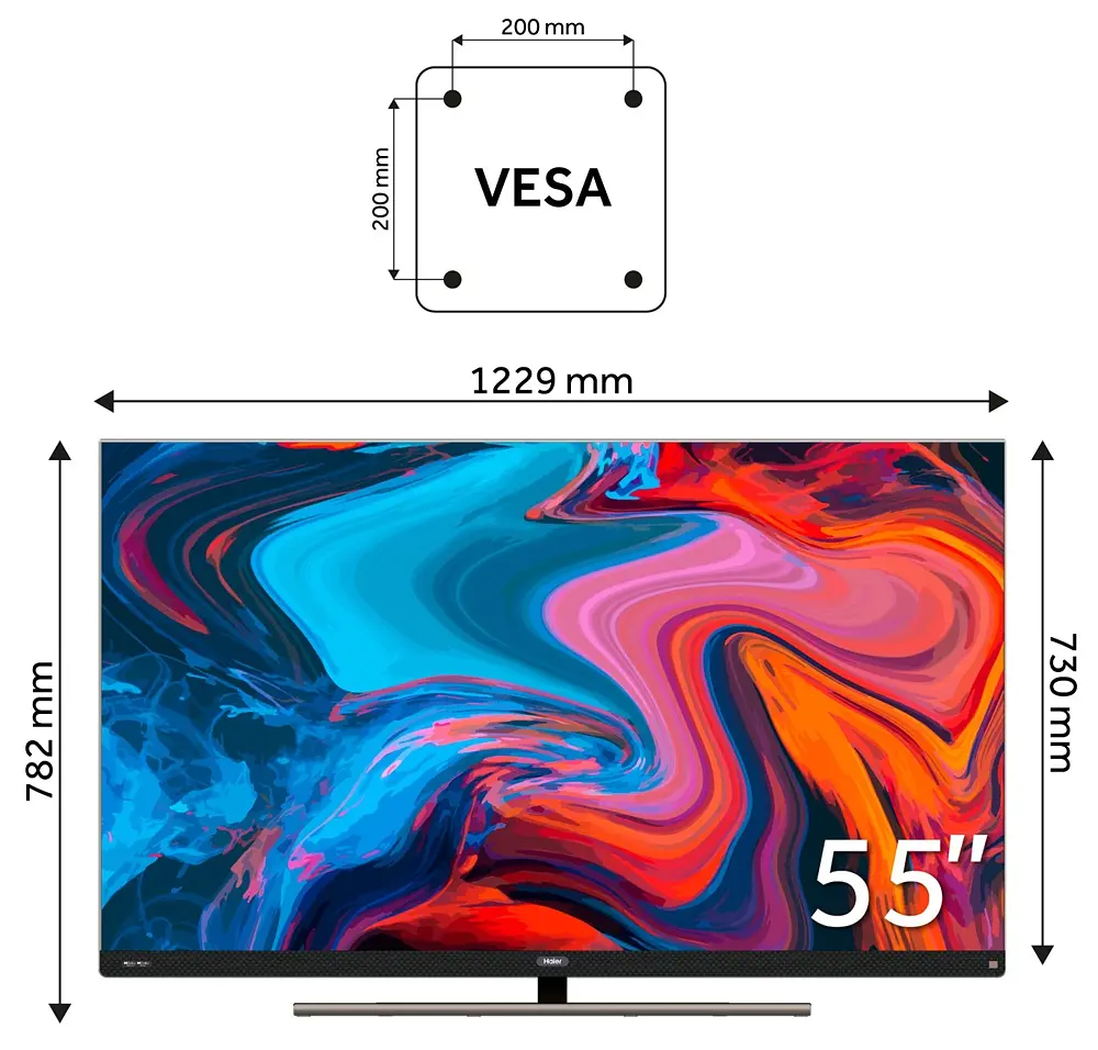 LED-телевізор Haier H55S900UX (7006312) - фото 3