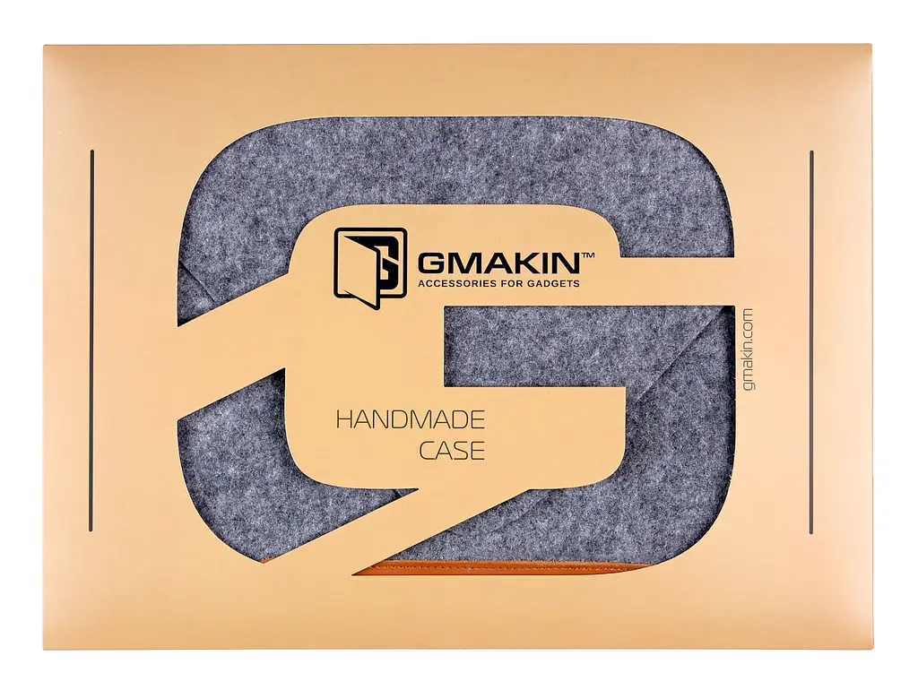 Чохол для ноутбука Gmakin для MacBook Pro 13"" Grey/Brown (GM10-13New) - фото 12