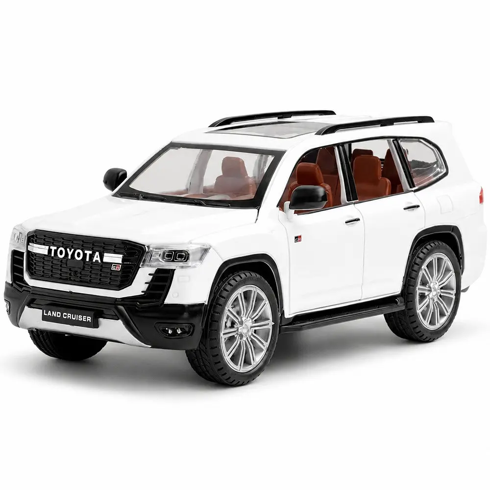 Колекційна металева модель автомобіля АвтоЕксперт Toyota Land Cruiser 300 GR Sport з інерцією, світлом та звуком 1:24 - фото 7