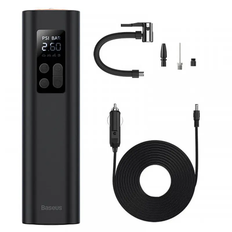 Автомобильный насос Baseus Super Mini Inflator Pump (CRCQ000001) - фото 4