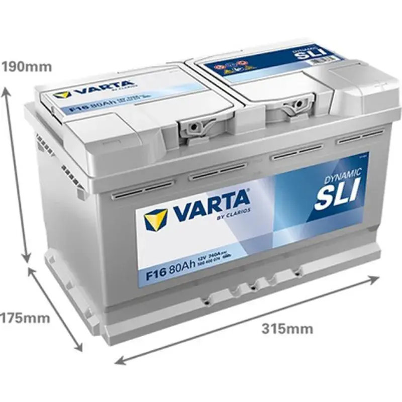Акумулятор автомобільний Varta Blue Dynamic 80Ah (580400074) - фото 3