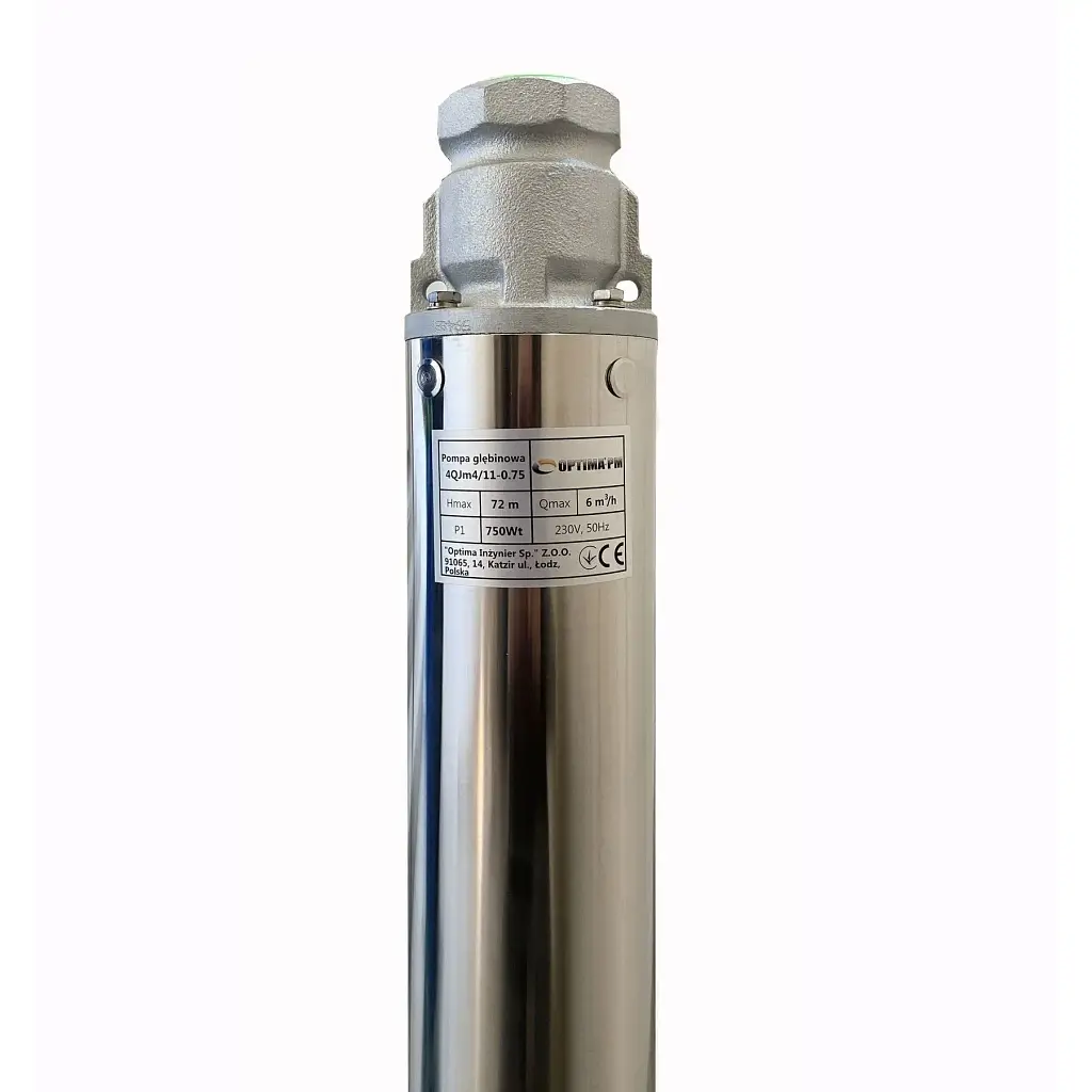 Насос свердловинний Optima PM 4QJm4/11 0.75 кВт 81 м кабель 15 м з підвищеною стійкістю до піску - фото 2