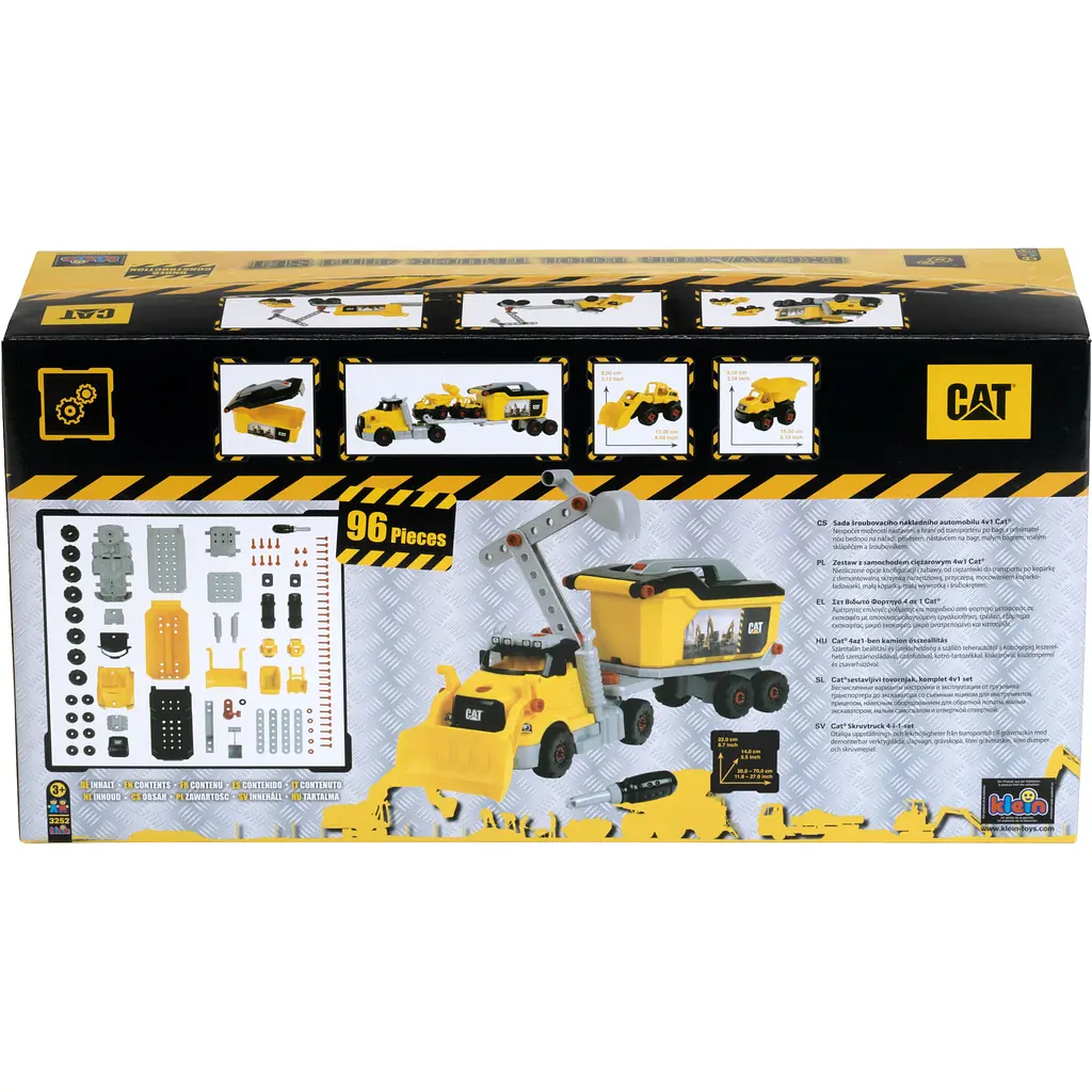 Набір іграшкових вантажівок Klein Cat 4 в 1 (3252) - фото 13