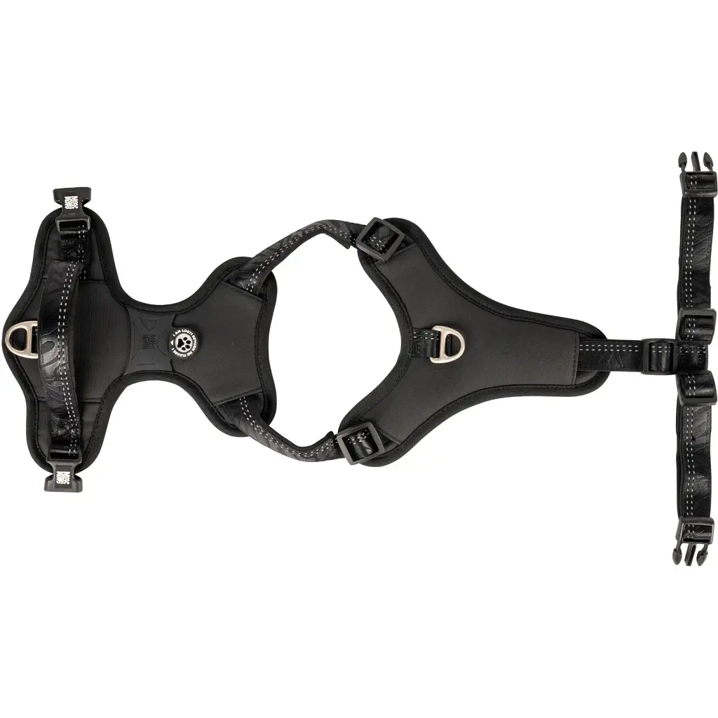 Шлея для собак Max & Molly Smart ID Sport Harness Matrix 2.0 Black M 1.5х30-42х48-65 см - фото 2