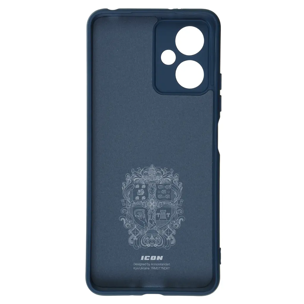 Чехол ArmorStandart ICON для Xiaomi Redmi Note 12 5G Camera cover Dark Blue - фото 2
