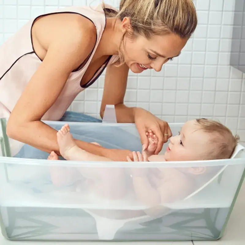 Ванночка Stokke Flexi Bath та підставка, біла (531501) - фото 5