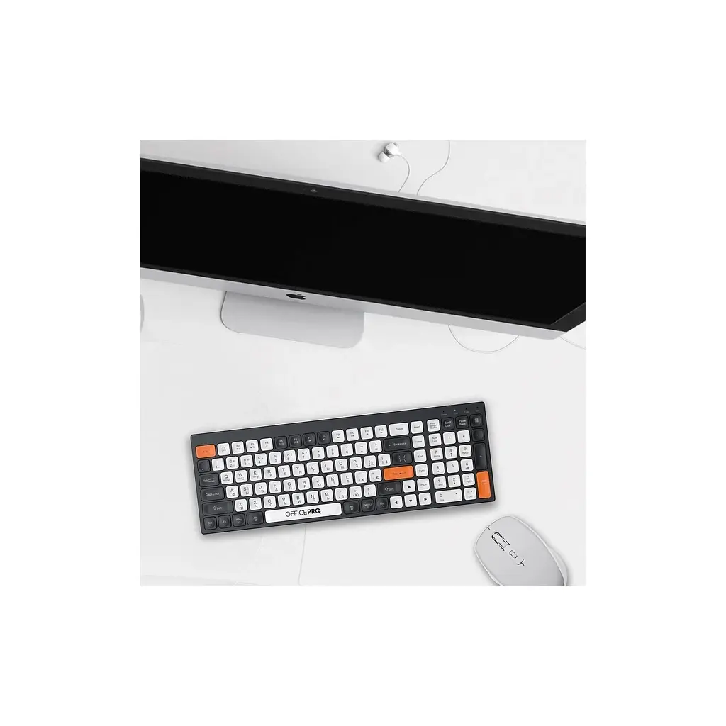 Клавіатура Ajazz SK985BO Bluetooth/Wireless UA Black/White (SK985BO) - фото 9
