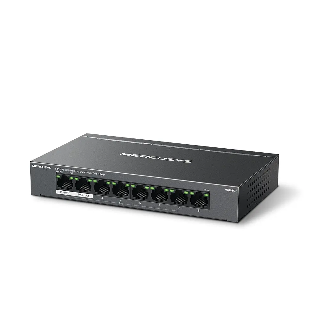 Комутатор Mercusys MS108GP - фото 2