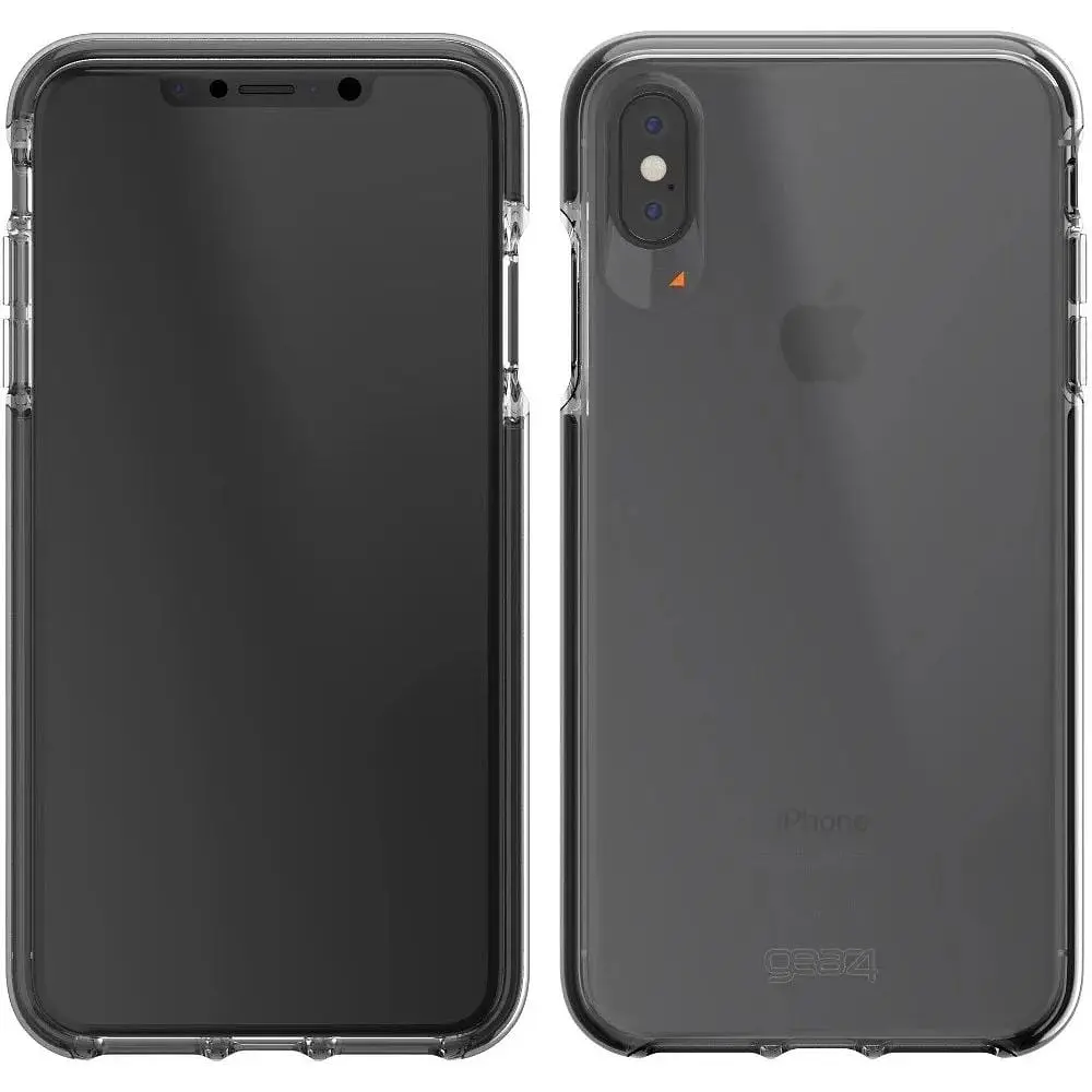 Чохол Gear4 Piccadilly D3O для iPhone X / iPhone XS Black + Прозорий - фото 3
