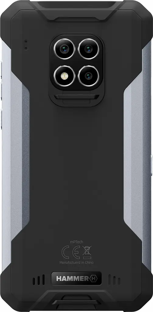 Смартфон Hammer Construction 6/128GB Black Global - фото 6