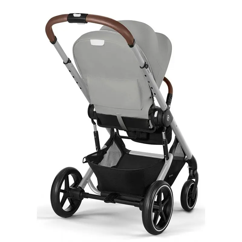 Коляска Cybex Balios 3 в 1 Stone Grey автокрісло Cloud T i-Size Mirage Grey + адаптори - фото 5