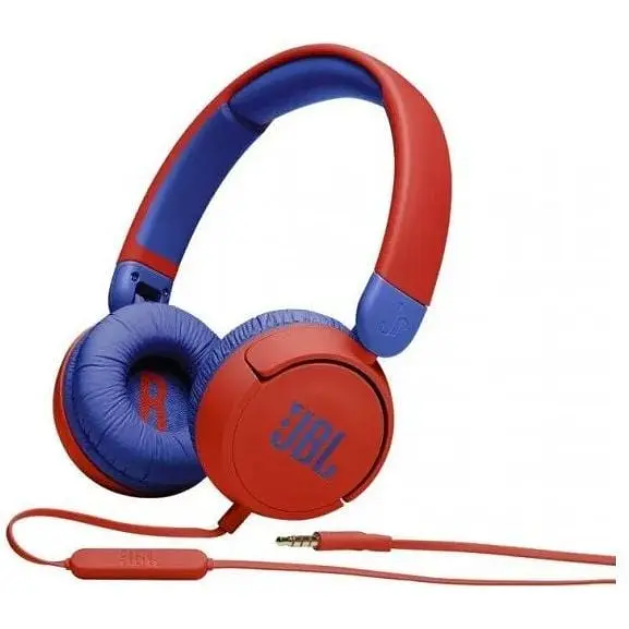 Навушники з мікрофоном дитячі JBL JR310 червоно сині JBLJR310RED JBLJR310RED - фото 4