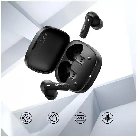 Наушники беспроводные Baseus Bowie E19 черные - фото 8