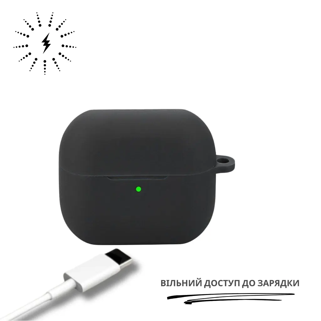 Чохол для навушників BeCover для Samsung Galaxy Buds 3 FE Black (715110) - фото 3