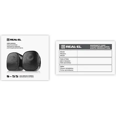 Акустична система REAL-EL S-55 Black (EL121100014) - фото 6