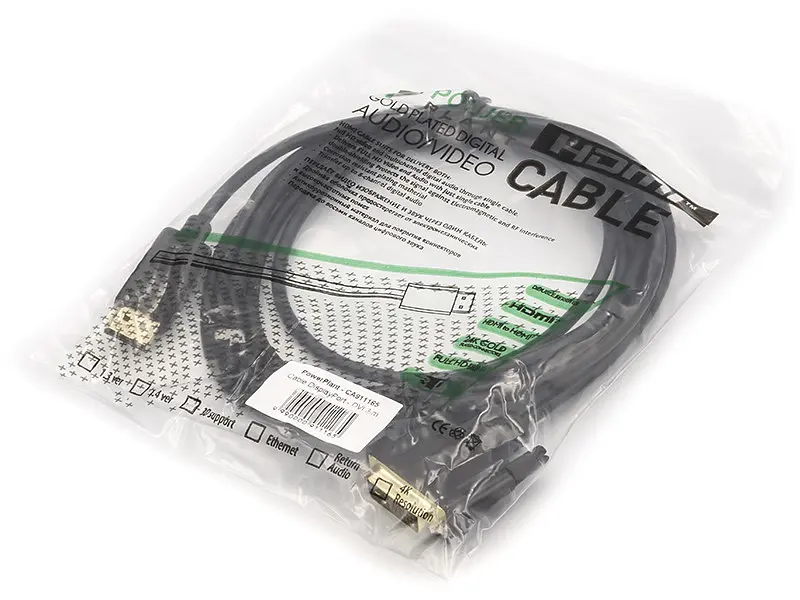 Кабель PowerPlant (CA911165) DisplayPort - DVI, 3м - фото 2