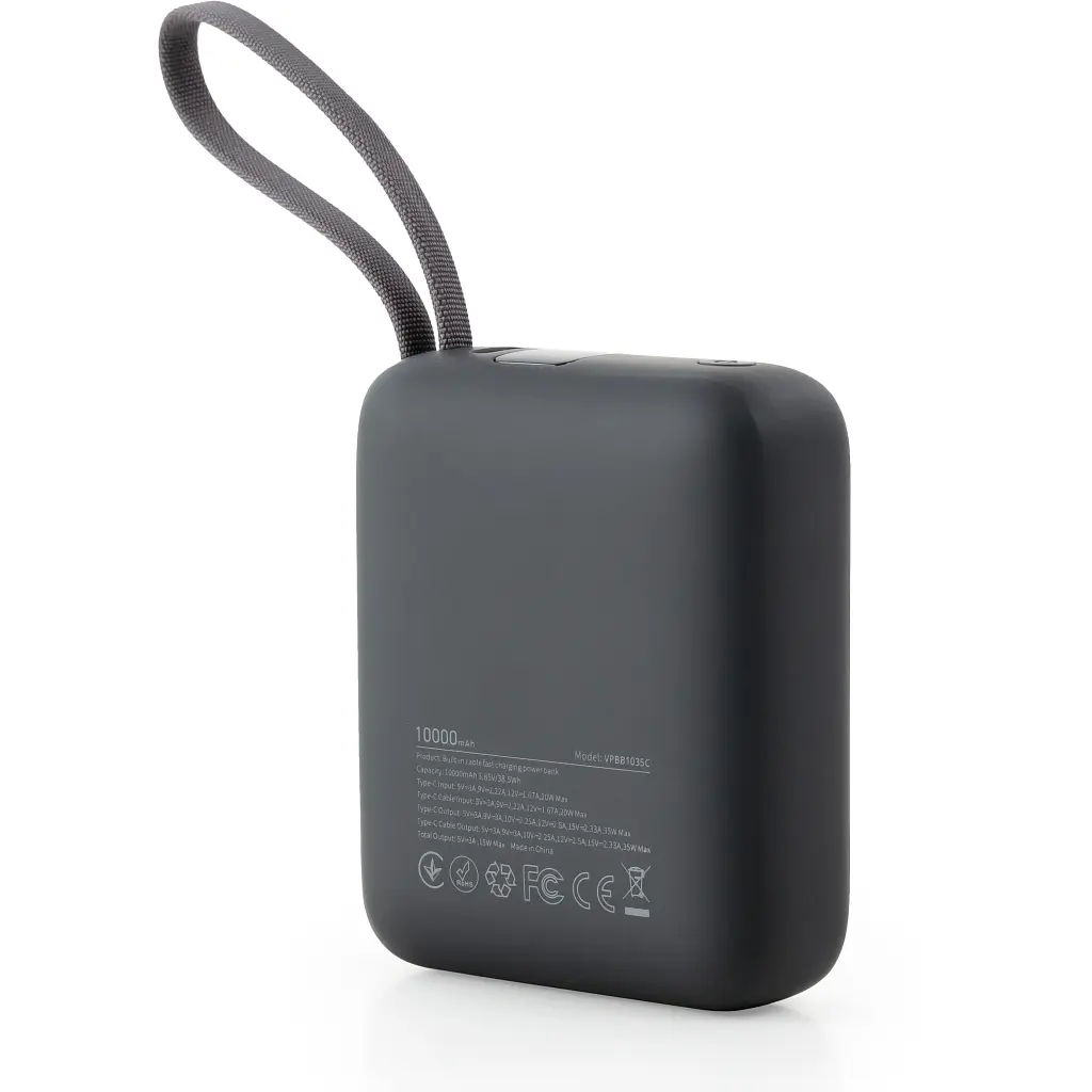 Батарея універсальна Vinga 10000 mAh 35W Display Cable (VPBB1035C) - фото 5