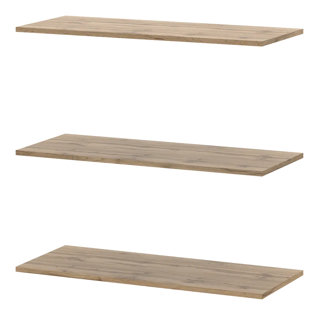 Полиця для одягу Doros Promo Дуб Сонома 3шт. 86.7х35х1.6 (41516028) - фото 2
