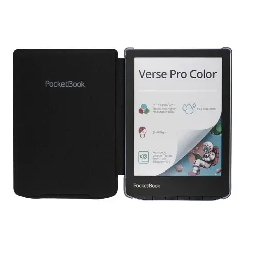Обкладинка PocketBook Verse Lite (PB619) / Verse (PB629) / Verse Pro (PB634) "Shell Transparent", Black (SH-TR-634-BK-WW) - фото 4