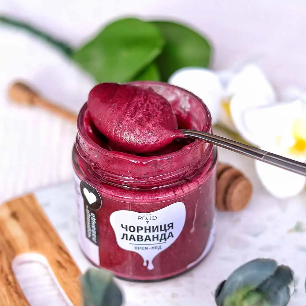 Мед BDJO Чорниця-лаванда 550 г - фото 4