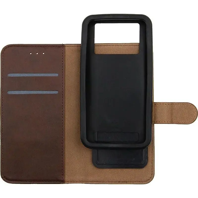 Чехол-книжка Toto Book Silicone Slide Universal Cover 5.6" (№1) Brown - фото 6