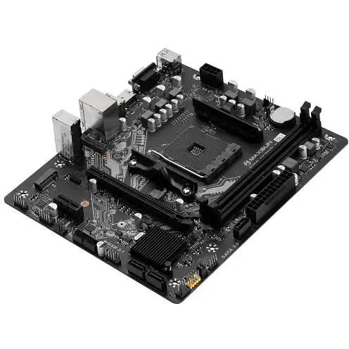 Материнська плата Maxsun Challenger AM4 (A520) A520M-K, A520, 2xDDR4, Int.Video(CPU), 3xSATA3, 1xM.2 4.0, PCI-E 16x 3.0, PCI-E 1x 3.0, ALC897, RTL8111H, 2xUSB3.2/4xUSB2.0, DP/HDMI, Micro ATX (MS-Challenger A520M-K) - фото 4