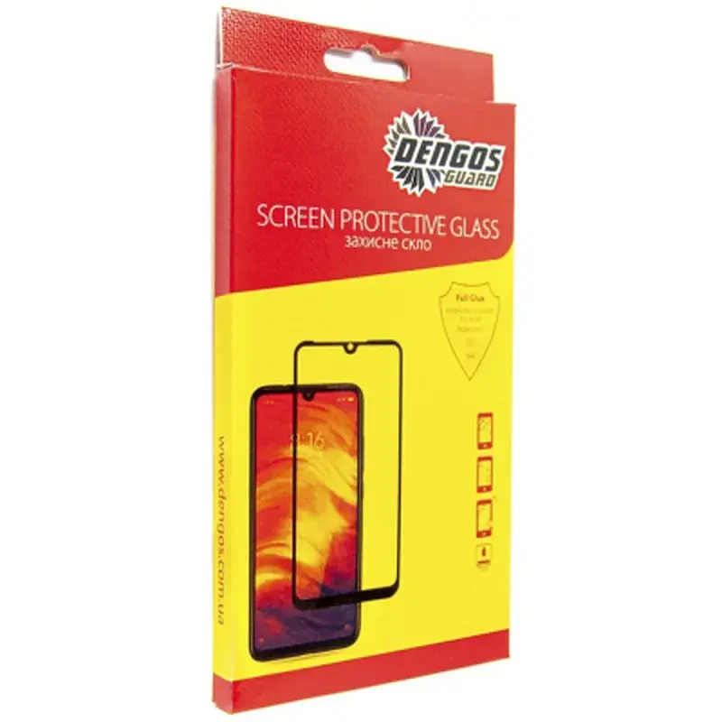 Скло захисне Dengos Full Glue Motorola G60 (black) (TGFG-288)