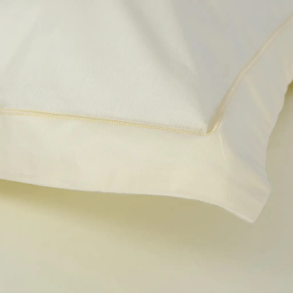 Наволочки сатин Lotus Home - Dakota Modern масляно-желтый 50x70+5 (2 шт) - фото 2