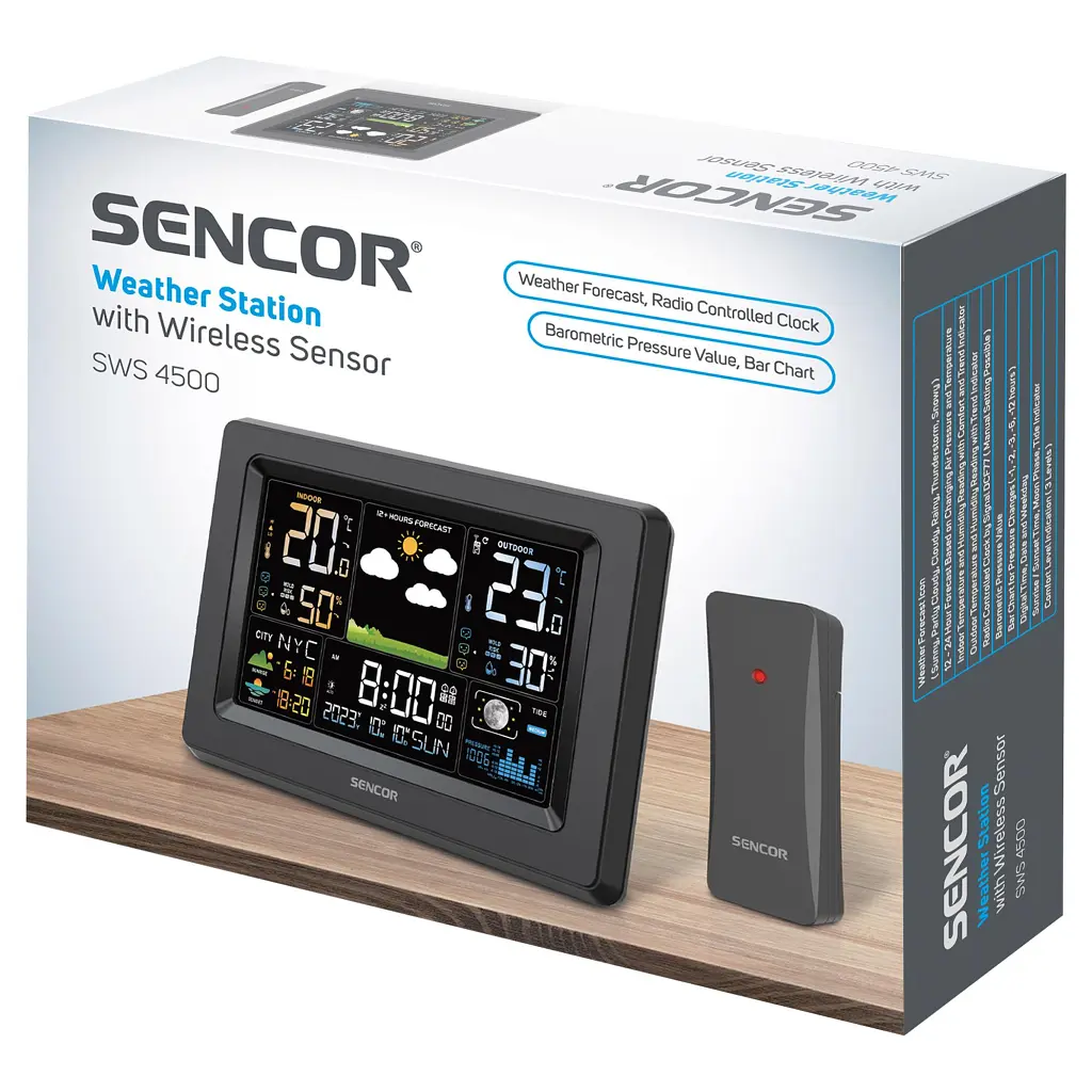 Метеостанція Sencor SWS4500 - фото 9