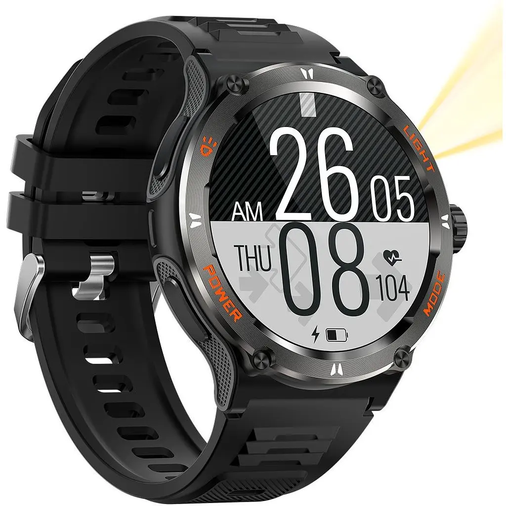 Смарт-годинник Uwatch Smart Advanture з компасом чорний (3234) - фото 3