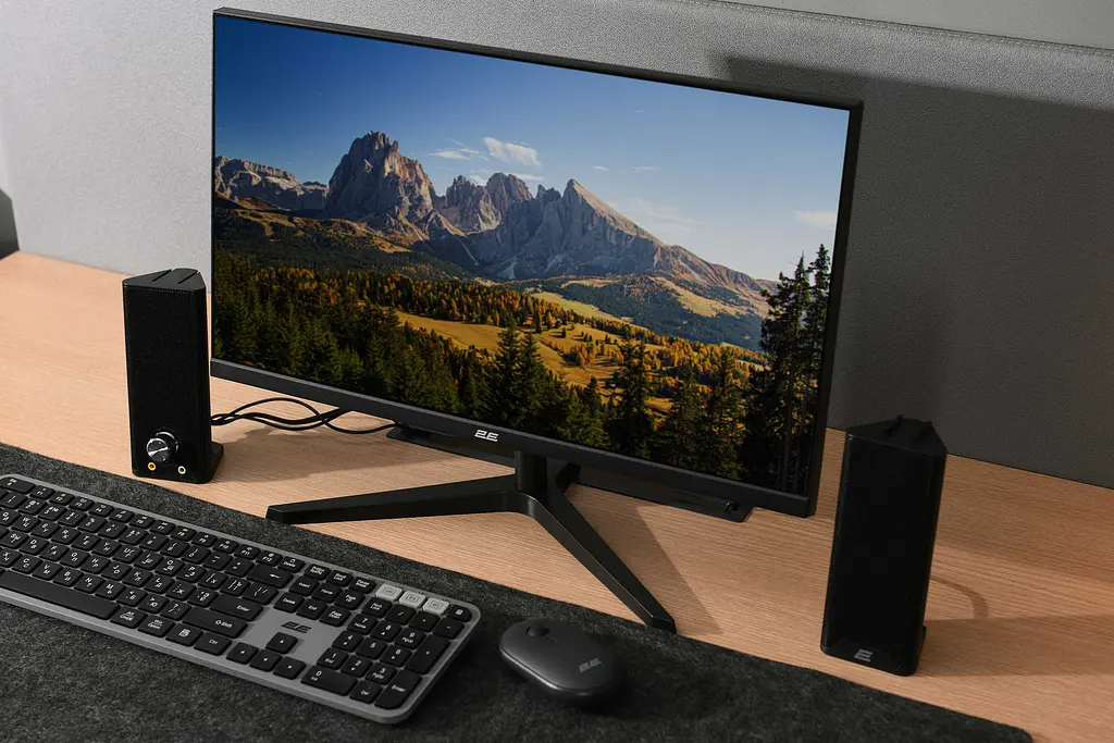 Монітор 2E 21.5" A2222B D-Sub HDMI MM VA 75Hz teh0014224 - фото 4