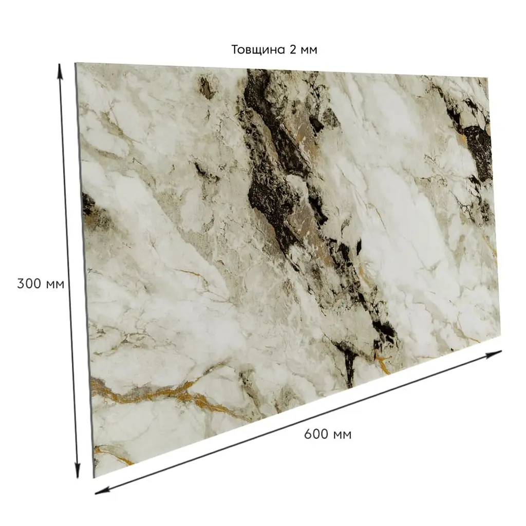 Самоклеюча стінова PET плитка 600x300x2mm (D) SW-00002303 - фото 3