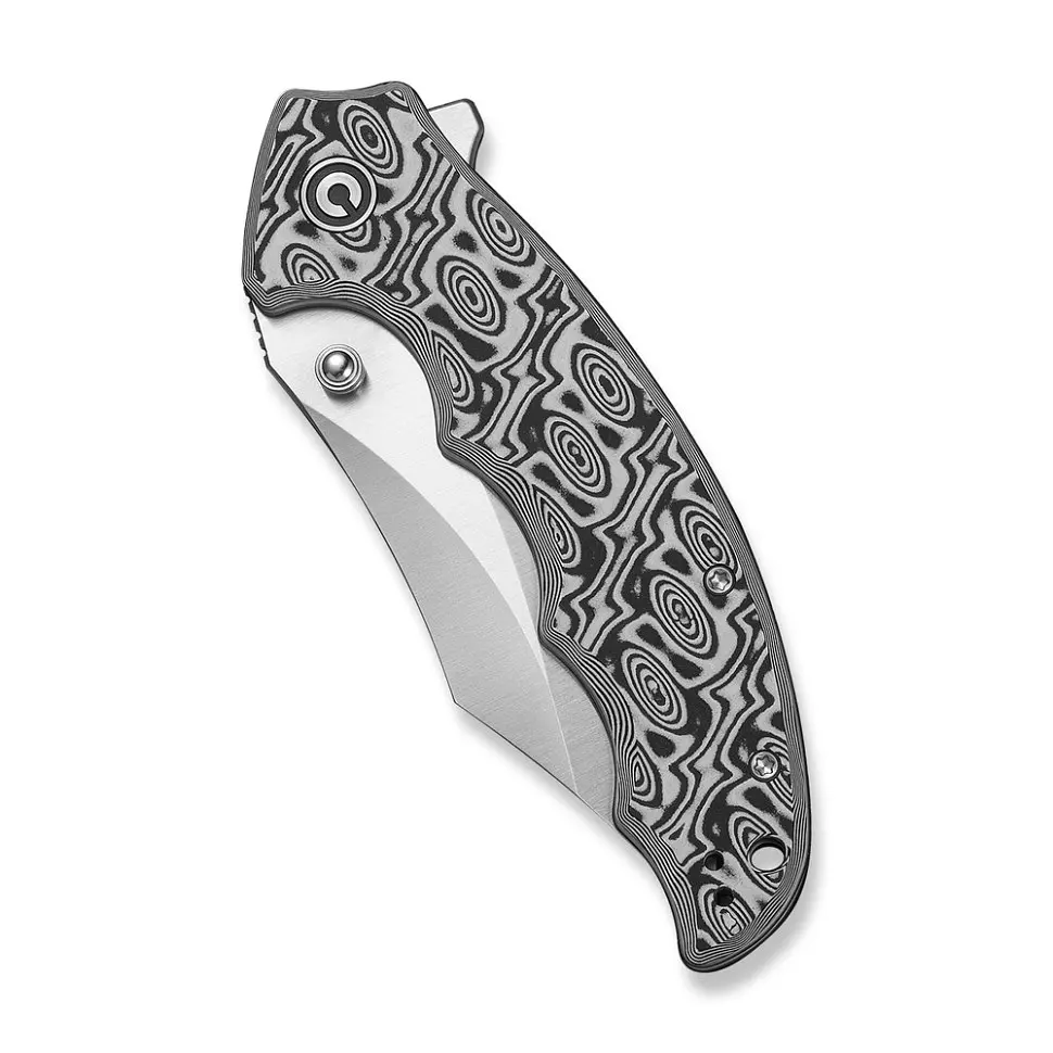 Ніж складаний туристичний Civivi Pentad (8.8 см) Nitro-V / Micarta чорний/білий - фото 4
