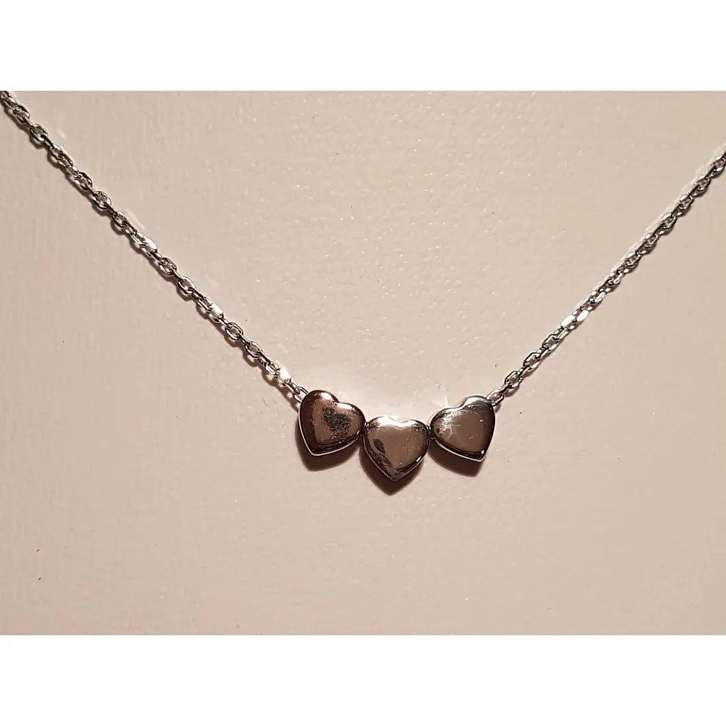 Серебряное колье Qvaliz Сердце. 908-00885 - фото 3