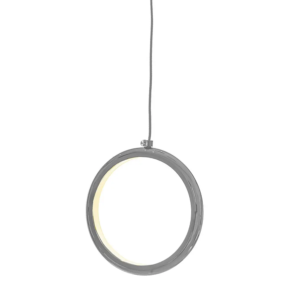 Світильник стельовий Brille підвісний світлодіодний для спальні BR-934S/8W LED CH - фото 4