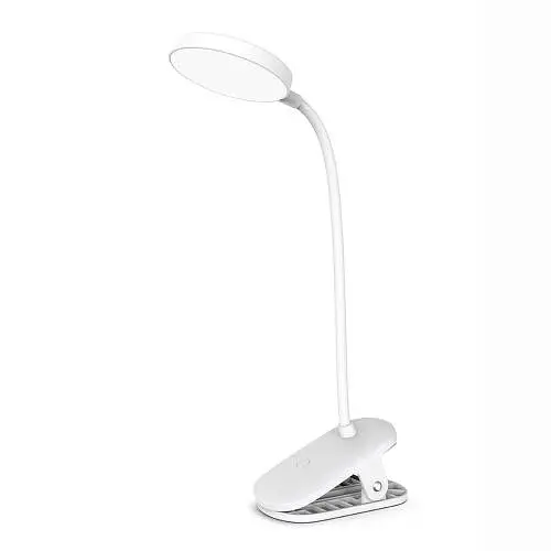 Лампа настільна Flexible & Clip, White, 100 Лм, 24 LED ColorWay teh0027926