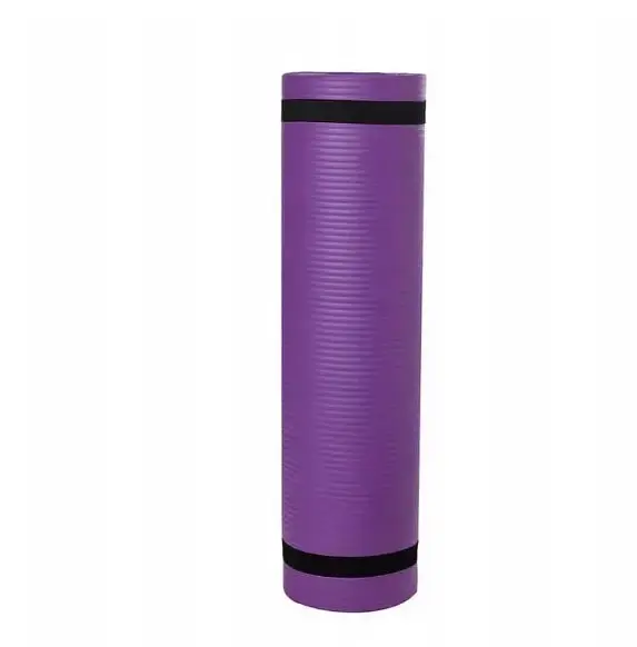 Килимок для йоги та фітнесу Power System PS-4017 NBR Fitness Yoga Mat Plus Purple (180х61х1) (PS-4017_Purple) - фото 6