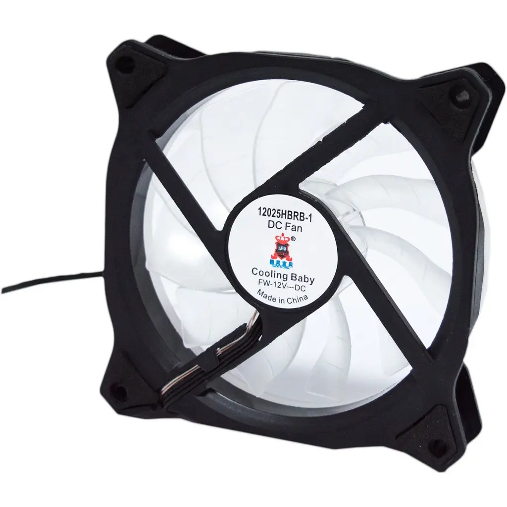 Корпусний вентилятор Cooling Baby Rainbow LED (12025HBRB-1) [167999] - фото 3