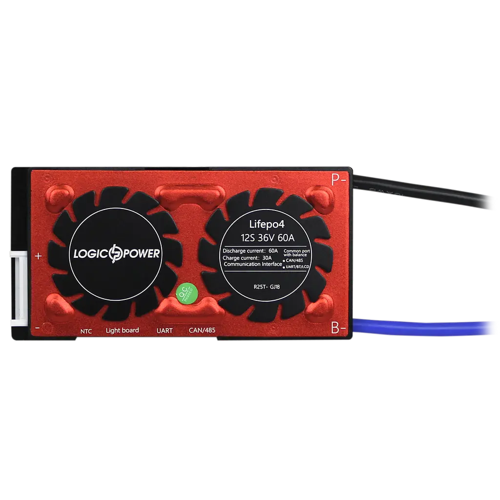 Smart BMS плата LP LiFePO4 36V 12S Dis 60 A Ch 30 A UART+RS485+CAN - фото 3