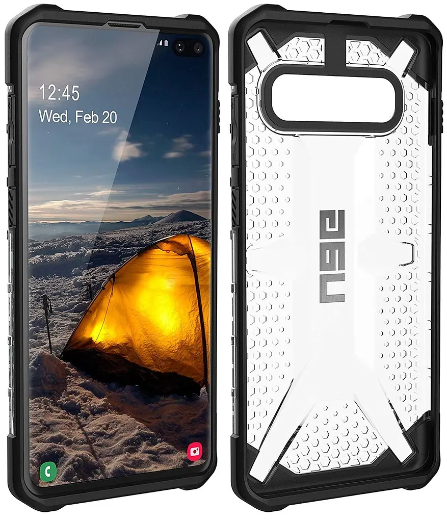 Чохол прозорий протиударний UAG Plasma 211343114343 для Samsung Galaxy S10 (6.1") Ice - фото 10