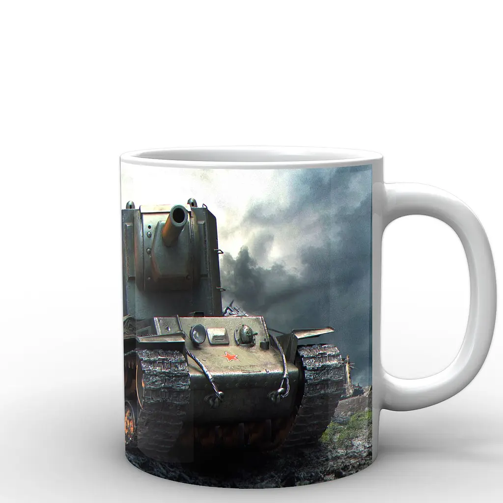 Кухоль GeekLand World of Tanks постер WT.02.004 330 мл білий - фото 2